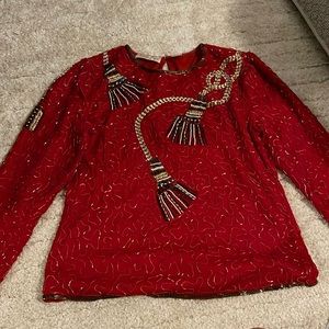 Vintage Sequin Top